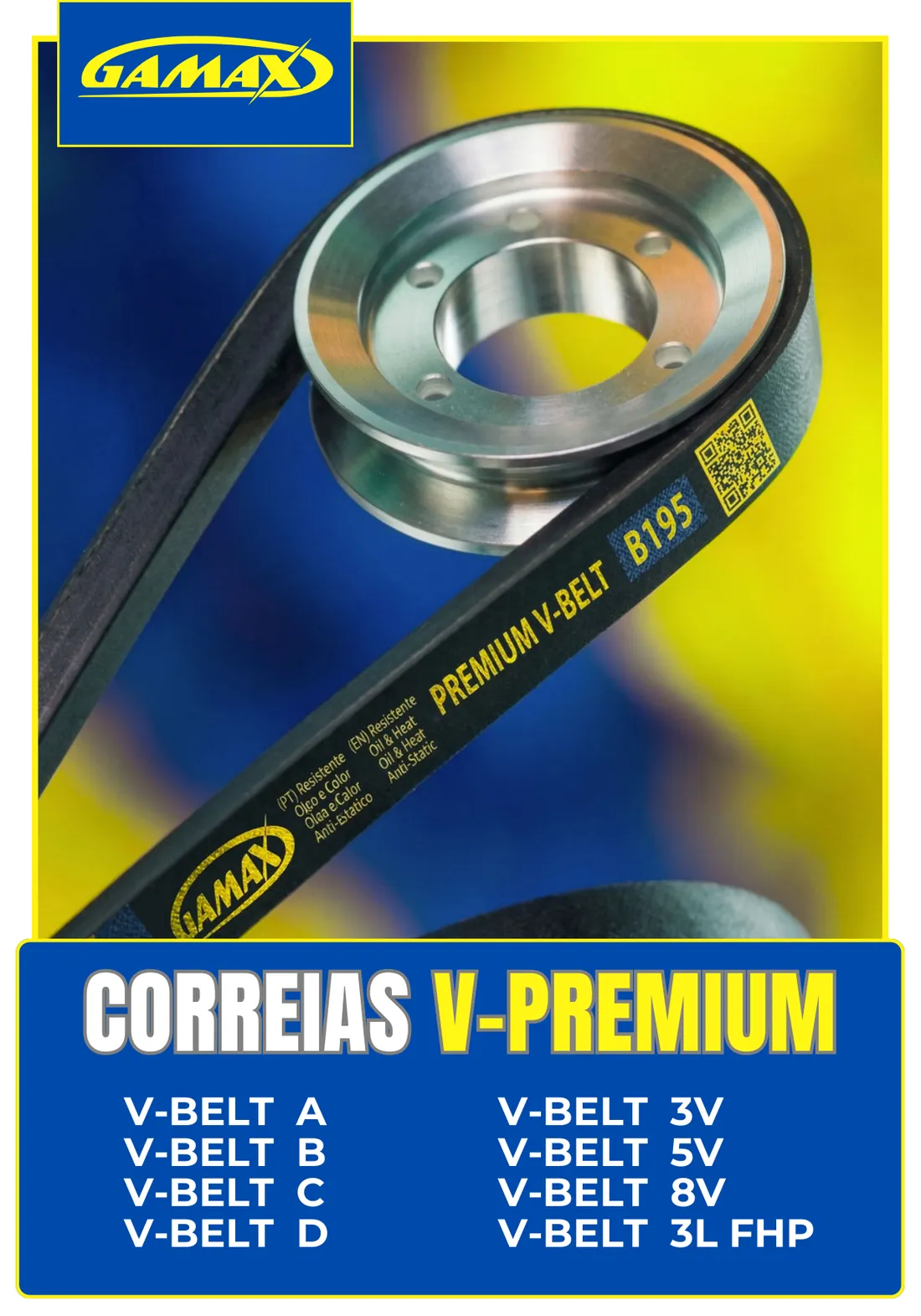 Capa do catálogo Correias V-Premium