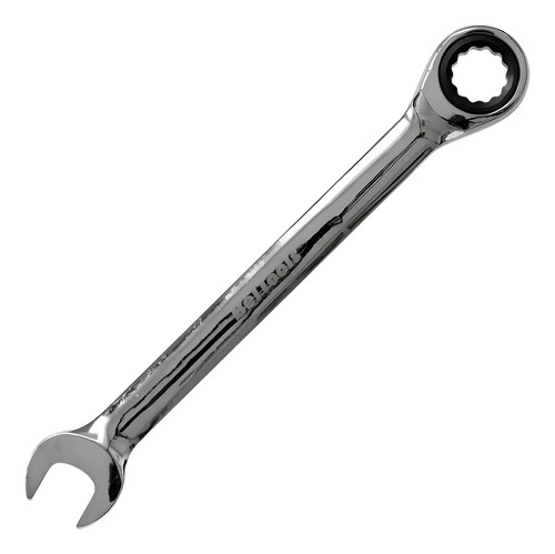 Chave Combinada Com Catraca Beltools Prateado