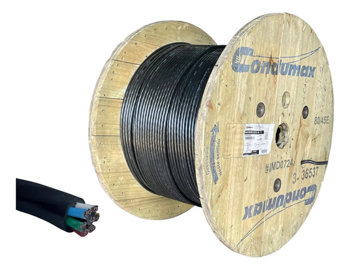 Cabo Controle Flex Cl 1kv 7x 1,50mm2 Preto