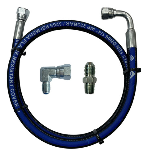 Mangueira Prensada Aeroquip Óleo Turbina Cotovelo Ajustável