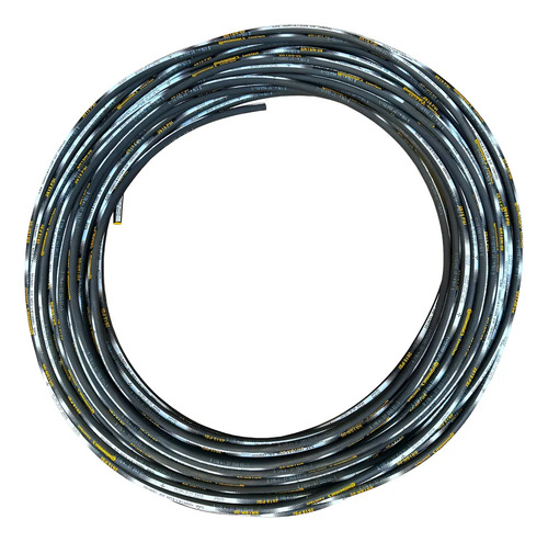 Mangueira R1 3/8 Continental Hidráulica De 20 M Trama De Aço Preto