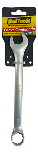 Chave Combinada Beltools 19mm Aço Cromo Vanádio Cinza