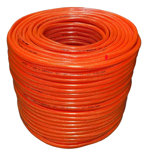 Mangueira Nasha 1/2 Trançada De Pvc E Silicone - Laranja