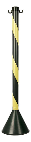 Organizador Filas - Pedestal - Preto E Amarelo Preto Amarelo
