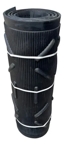 Piso Boiadeiro Borrachão Tapete Caminhão 2,84 X 0,83 X 20mm Preto