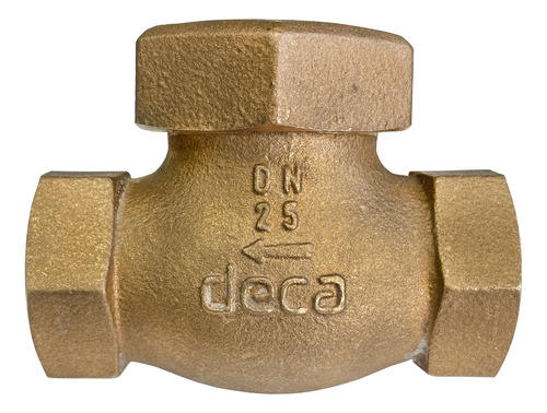 Válvula De Retenção 1'' Dn25 Pn50 Deca Bruta Ref460 - 232c°