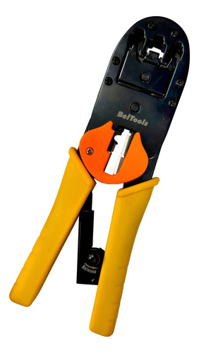 Alicate Crimpador Com Catraca 4p 6p 8p Rj45 Rj11 Rj12