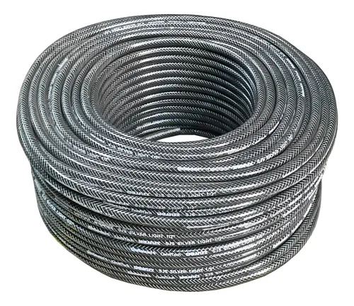 Mangueira Jardim 1/2 Light Continental Preta/prata 30 Metros Preto