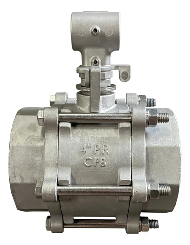 Válvula Tripartida Mga 4 Polegadas Inox Esfera Pr Cf8