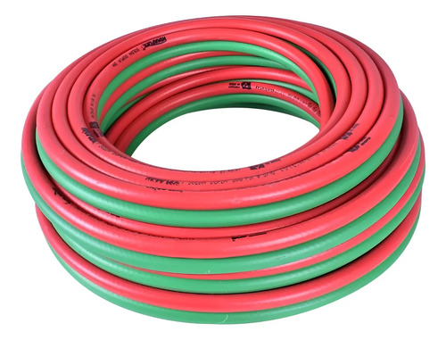 Mangueira Solda Dupla Oxi/acetileno 5/16 Himaflex Vemelho/verde