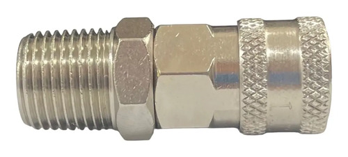 Engate Rápido Rosca Passagem De 3/8' Com Macho 1/2'' Lubefer