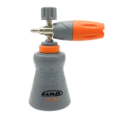 Canhão De Espuma Snow Foam 1l Profissional Espuma Densa Engate Rápido Para Wap Kärcher Electrolux Vonder Bosch Laranja