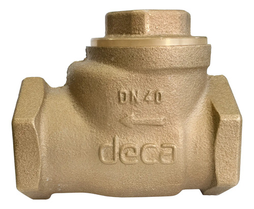 Válvula De Retenção Horizontal ' Pn16 Deca Bronze