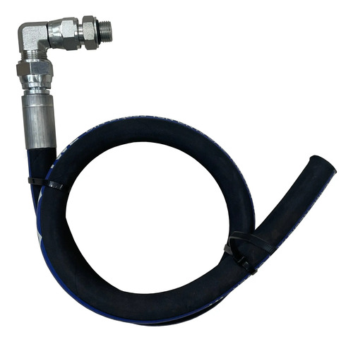Mangueira 1/2'' Trama De Aço Prensada Conexão Giratória M16 Preto