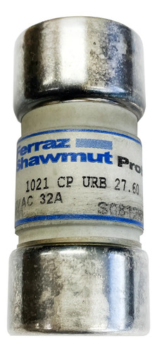 Fusível Ferraz Shawmut 1021 Cp Urb 27.60 32 1000v 32a 1000v
