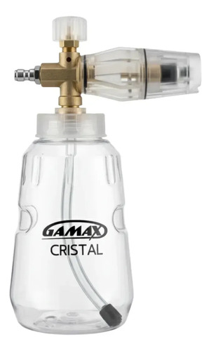 Canhão De Espuma Snow Foam 1l Profissional Espuma Densa Engate Rápido Para Wap Kärcher Electrolux Vonder Bosch Branco Cristal