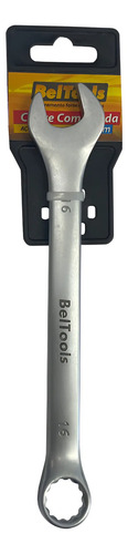 Kit C/5 Chave Combinada 16mm Beltools Aço Cromo Vanádio Cinza