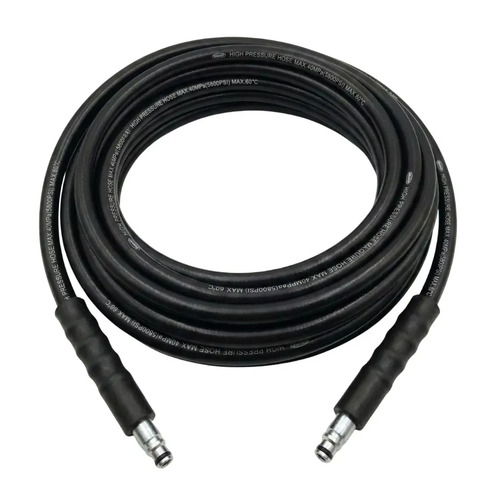 Mangueira 10m Lavadora Wap Combate Turbo 2600 Trama De Nylon - Gamax Preto