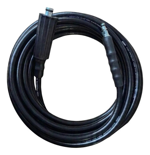 Mangueira 10 Metros Nylon Lavadora Karcher Hd 585 Prof Black