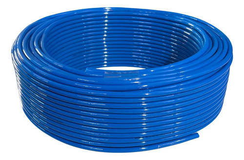 20 Mts Mangueira Poliuretano Pu Pneumática 8mm Azul Rodoar Azul