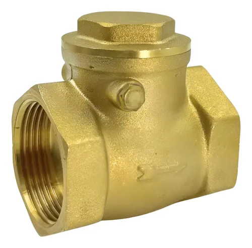 Válvula Retenção Horizontal Latão Rosca Bsp Gamax