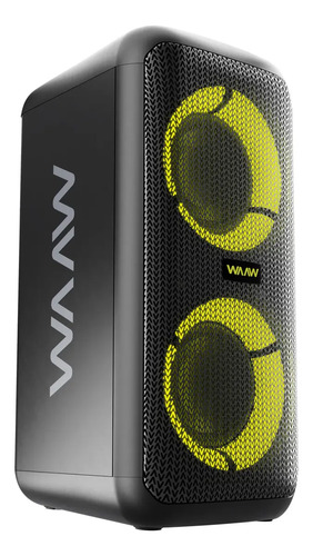 Caixa De Som Bluetooth Waaw By Alok Infinite 200 160w Rms Com Show De Leds Preto 127/220v