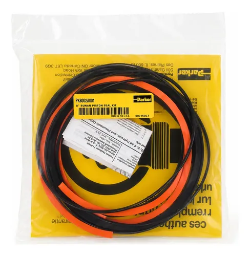 Kit Vedação Pistão Parker Pk8002a001 8 Pol Buna-n 0