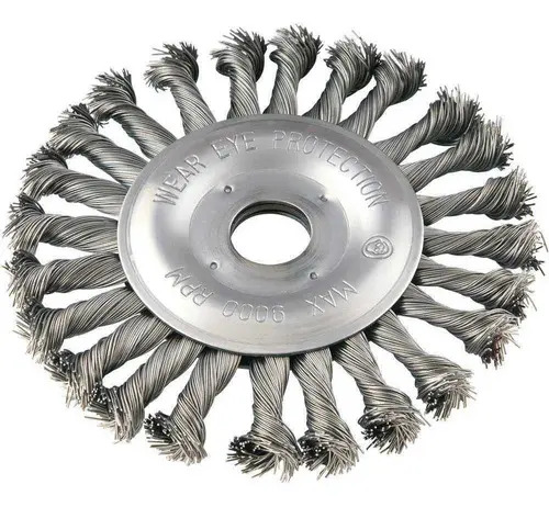 Escova Circular De Aço Torcida 7  X 1/2  X 7/8  Vonder