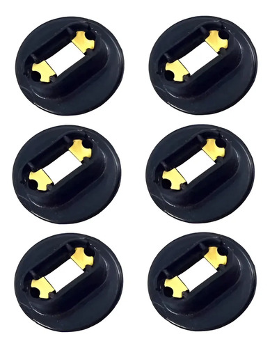 Soquete Adaptador Para Lâmpada Tubular Com 6 Un Voltaggio Preto