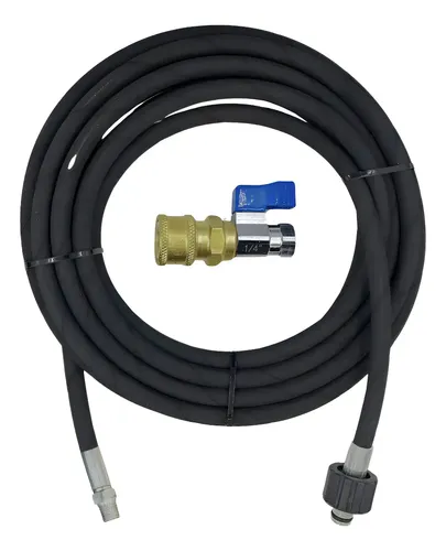 Mangueira Engate Rápido E Registro Lavadora Karcher Hd585 Preto