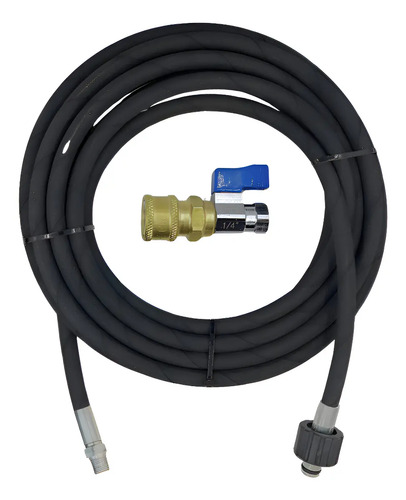 10m Mangueira Registro Engate Rápido Para Karcher Hd585 Preto