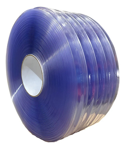Cortina Frigorifica 20m 200x4mm Câmara Fria Mercado Açougue Azul-claro