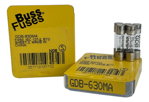 Bussmann Gdb-630ma Fusíveis