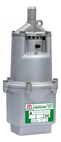 Bomba Submersa Sapo Anauger Ecco Fit 280w 2000 L/h Poços Prateado 220v